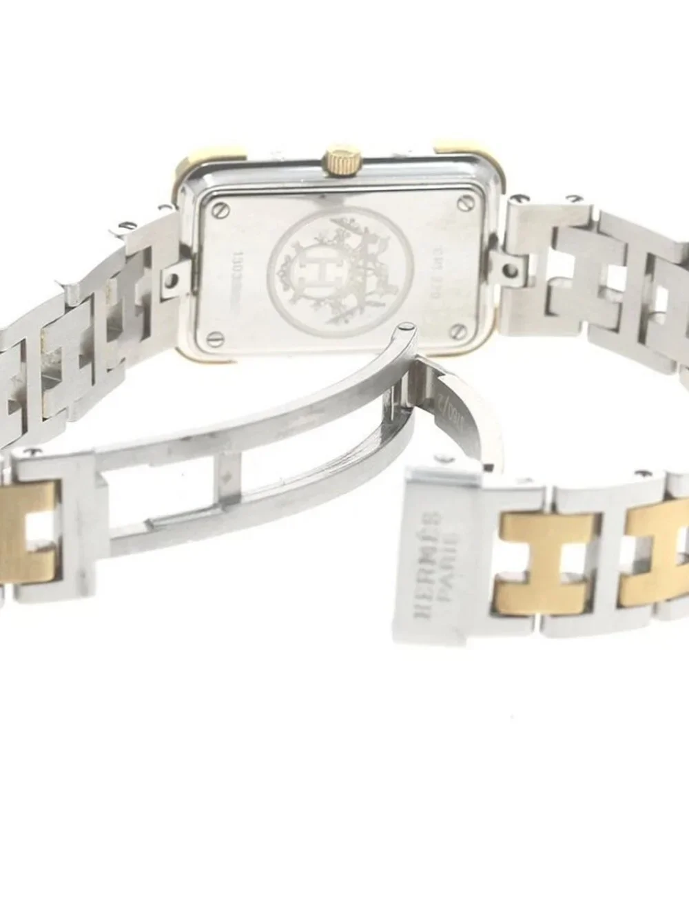 HERMES Clojure CR1.220 White Dial Quartz Ladies Watch_874216